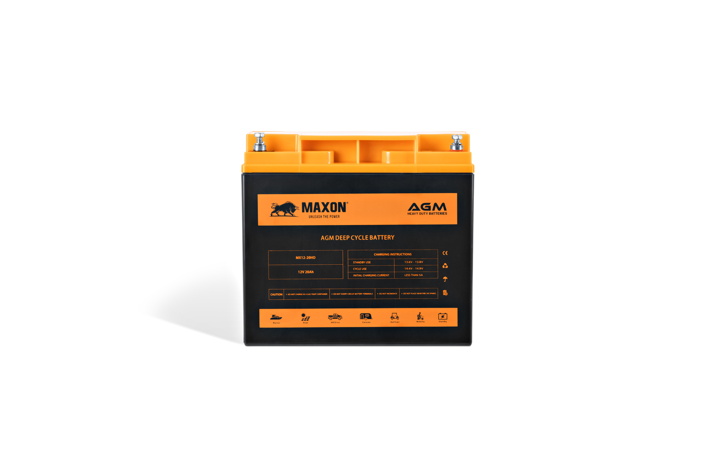 Maxon AGM Heavy Duty Battery MX12-20HD - Image 3