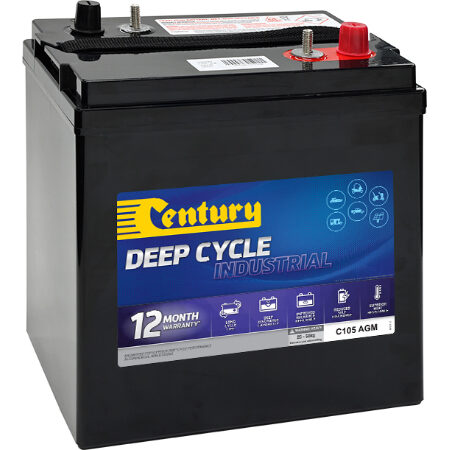 Century 6V 225Ah AGM Deep Cycle Battery C105 AGM