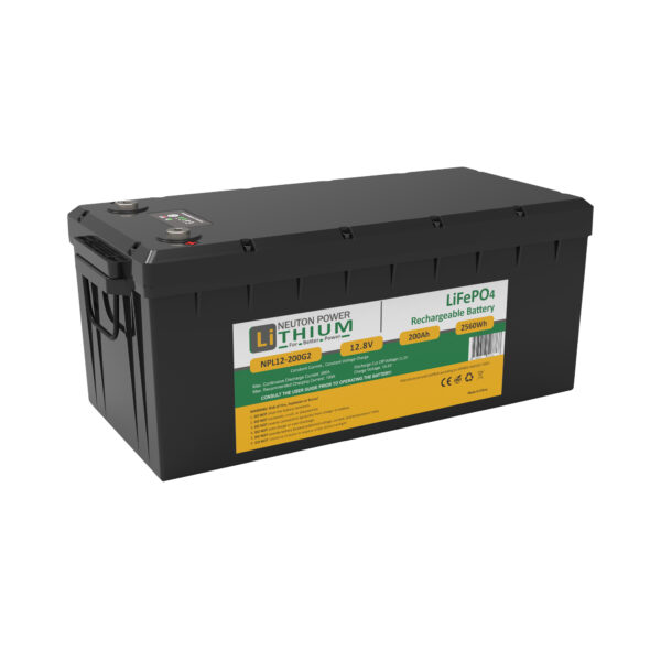 Neuton Power 12V 200Ah LiFePO4 Lithium Battery NPL12-200G2