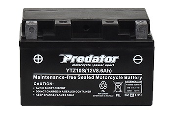 Predator Heavy Duty Motorcycle Battery YTZ10S