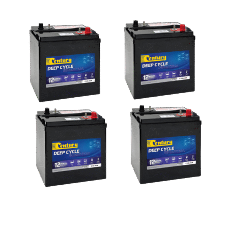 Century 24V 225Ah AGM Deep Cycle Battery C105 AGM x 4