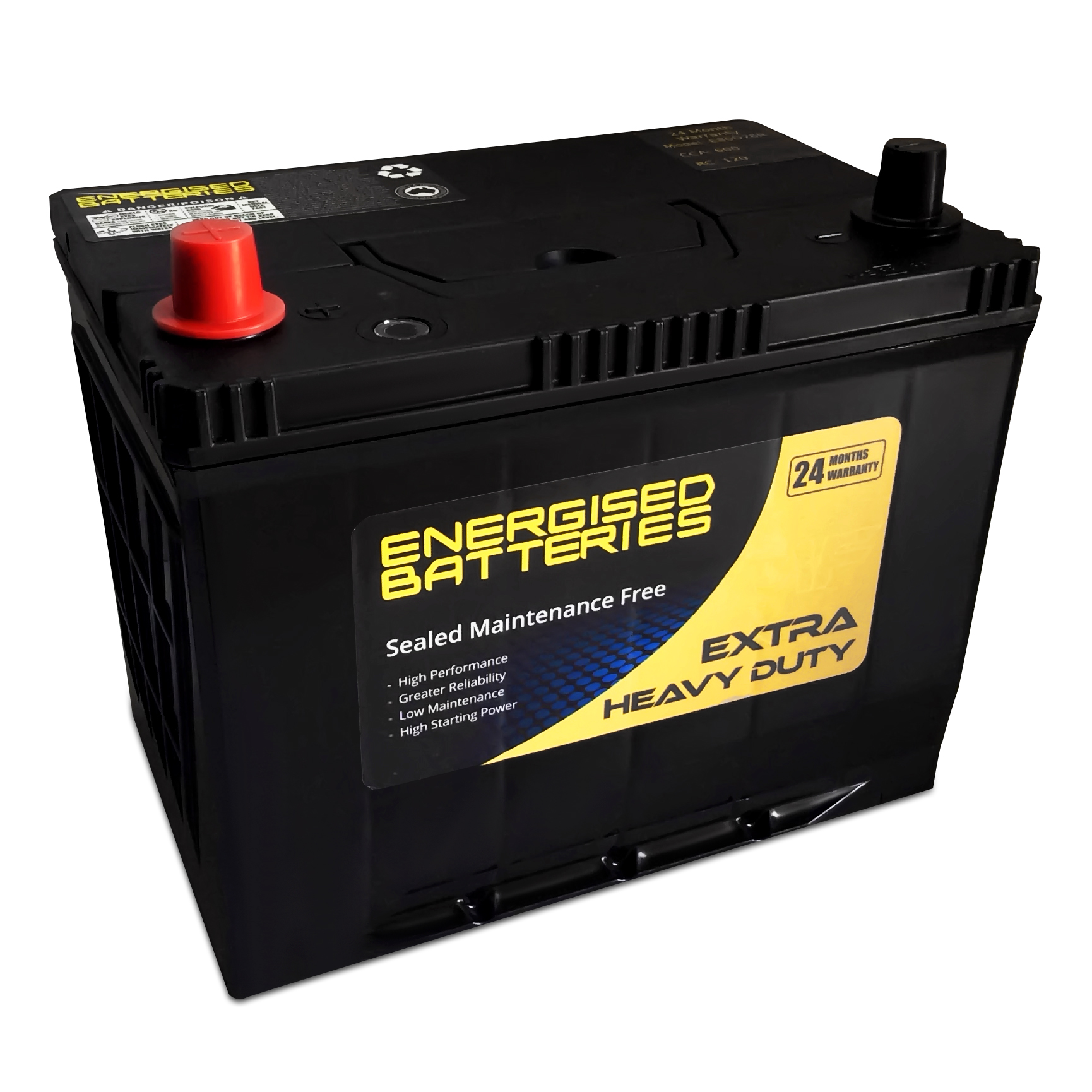 Energised MF Battery DEL-NS70 (E80D26R)
