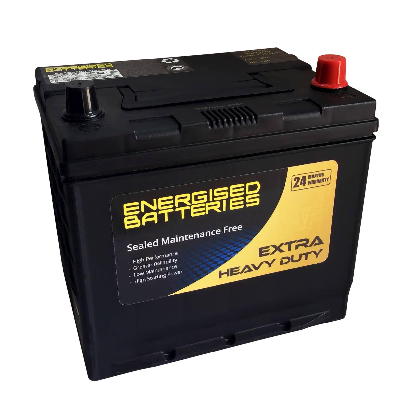 Energised MF Battery DEL-N51 (E85L550) - Image 2