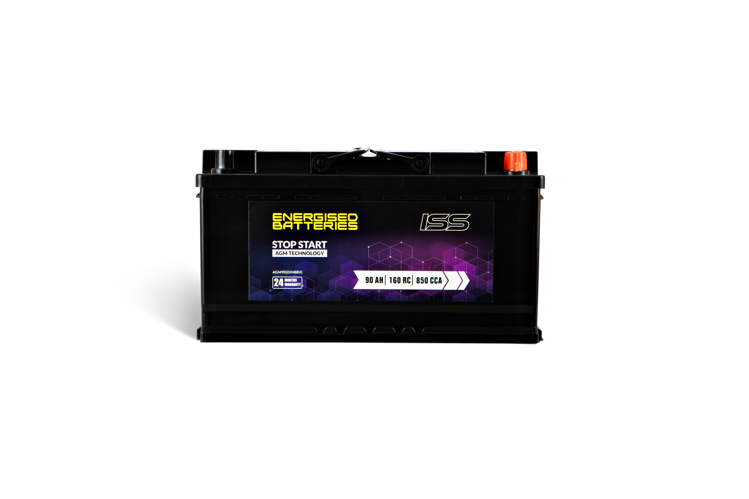 Energised AGM Start Stop Battery AGM90 (DIN88H) - Image 3