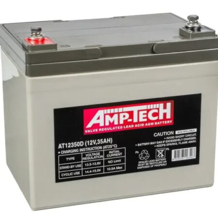 AMP-TECH AT12350D Deep Cycle AGM Battery 12V 35Ah