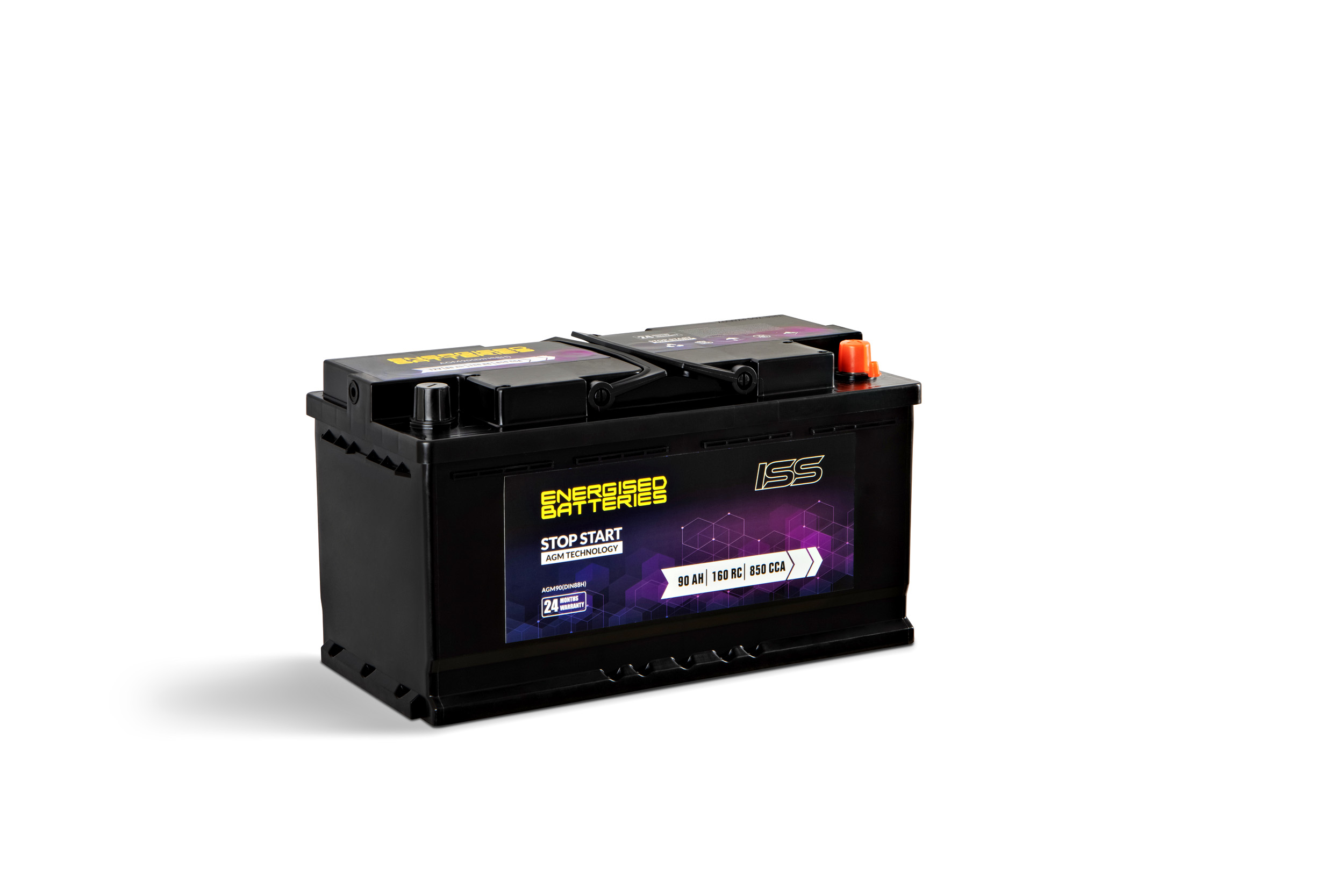Energised AGM Start Stop Battery AGM90 (DIN88H) - Image 2