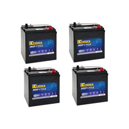 Century 24V 225Ah AGM Deep Cycle Battery C105 AGM x 4