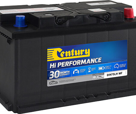 Century Hi Performance Car Battery DIN75LH MF