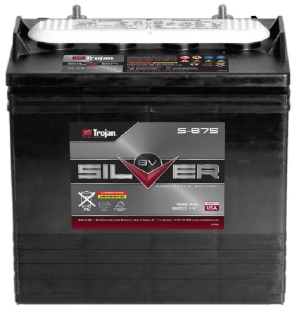 Trojan S875 8V Deep Cycle Wet Battery