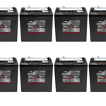 Trojan S105 Set of 8 48V Golf Cart Batteries