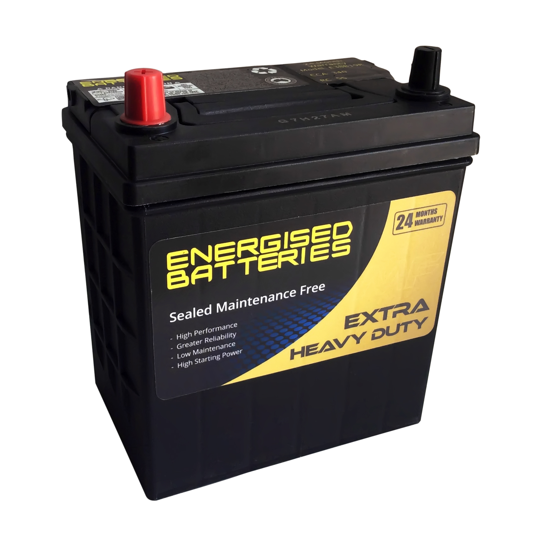 Energised MF Battery DEL-NS40FL (38B20L)
