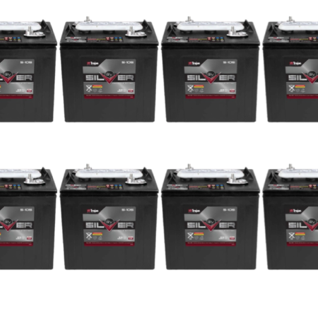 Trojan S105 Set of 6 36V Golf Cart Batteries