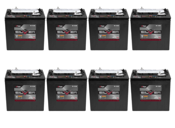 Trojan S105 Set of 6 36V Golf Cart Batteries