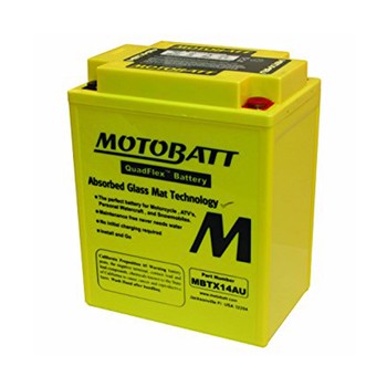 Motobatt AGM Battery MBTX14AU