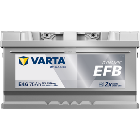 Varta E46 Silver Dynamic EFB Stop Start Battery (DIN 77)