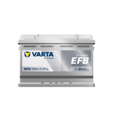 Varta N70 Silver Dynamic EFB Stop Start Battery (DIN 66H)
