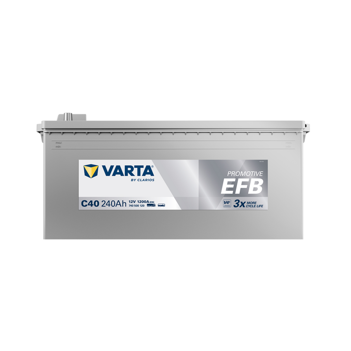 Varta C40 Promotive EFB Commerical Truck Battery (N200L) - Image 3