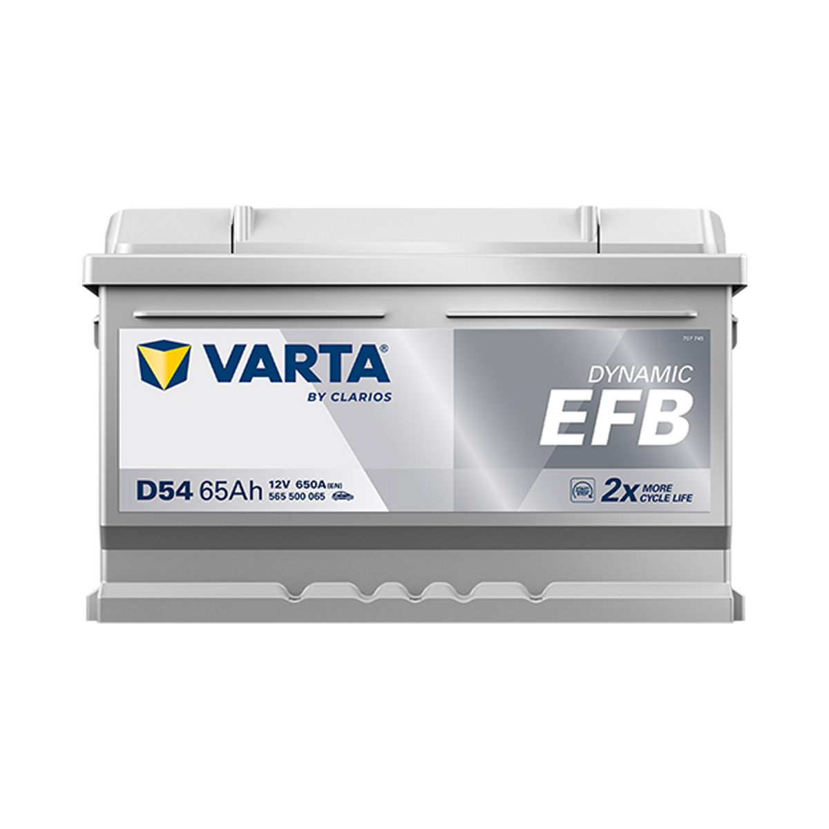 Varta D54 Silver Dynamic EFB Stop Start Battery (DIN 66)