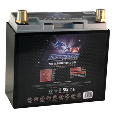 Fullriver HC Series High Cranking AGM Battery HC20 (PC680)