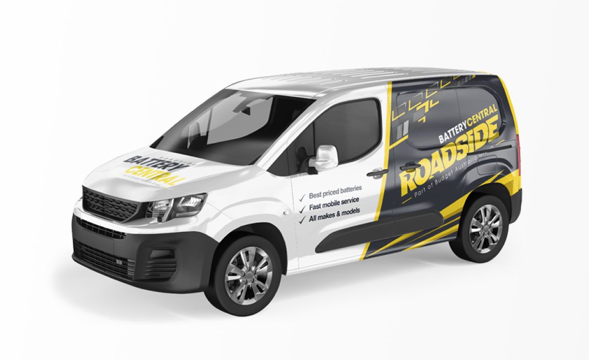 Battery Central Brisbane roadside battery replacement service van