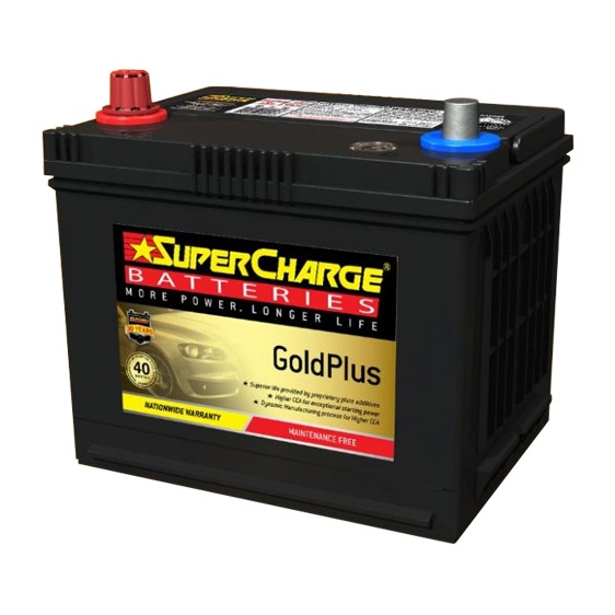 Supercharge Batteries Gold Plus MF43 Battery Central Brisbane